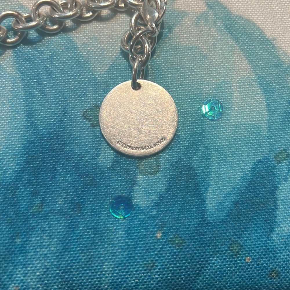 Tiffany & Co. Silver Link Charm Bracelet - Picture 3 of 4